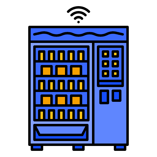 Vending machine vending electronics internet of things icon Vending machine vending electronics internet of things icon