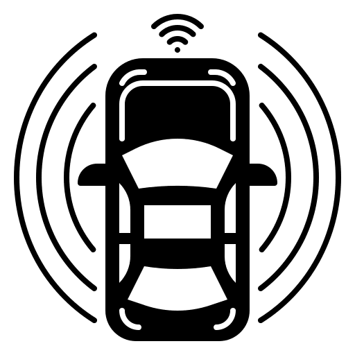 Smart car smart car internet of things wireless connectivity icon Smart car smart car internet of things wireless connectivity icon