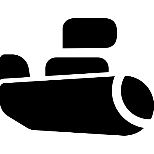 Submarine boat warship submarine icon
