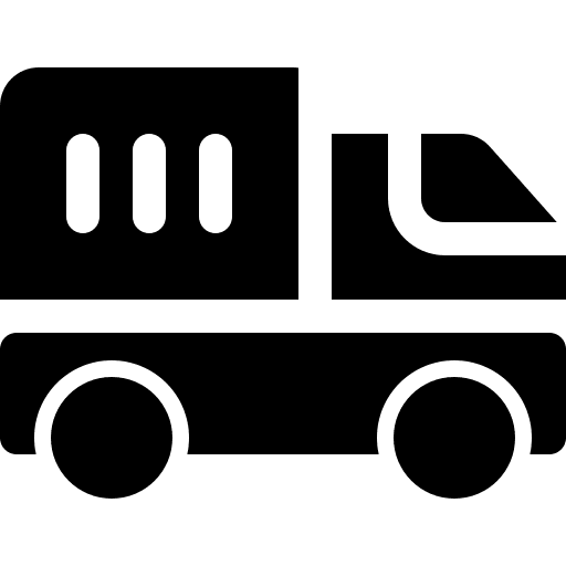 Truck commercial vehicle van icon