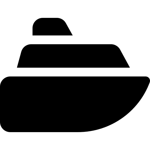 Ship rich ship transportation icon