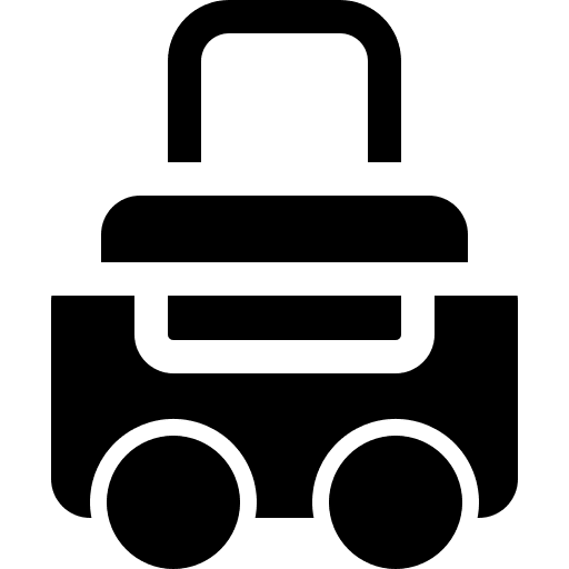 Luggage case baggage travel icon