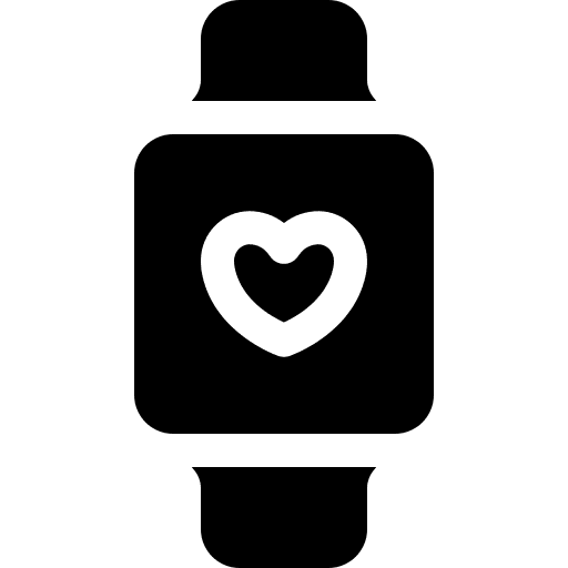 Smartwatch pulse smart monitor icon