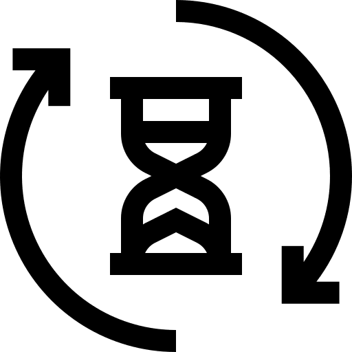 Hourglass reduce time time and date ui icon Hourglass reduce time time and date ui icon