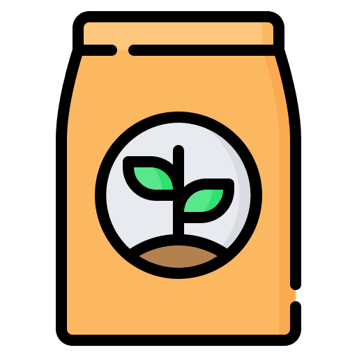 Seed bag sprout agriculture organic icon Seed bag sprout agriculture organic icon