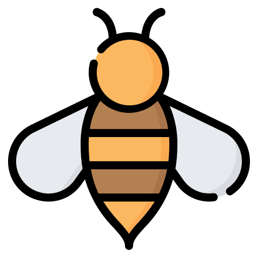 Bee honey animals insect icon Bee honey animals insect icon