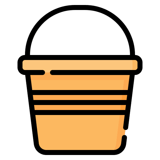 Bucket gardening tools farming and gardening farm icon Bucket gardening tools farming and gardening farm icon