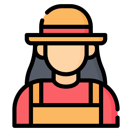 Gardener person user farmer icon Gardener person user farmer icon