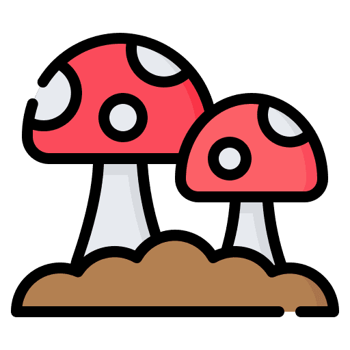 Mushroom vegan fungi mushroom icon Mushroom vegan fungi mushroom icon