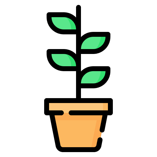Plant pot leaf leaves icon Plant pot leaf leaves icon