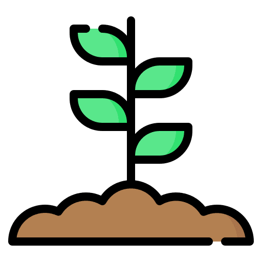 Sprout gardening farming and gardening leaf icon Sprout gardening farming and gardening leaf icon