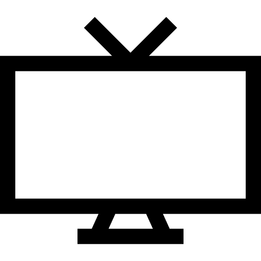 Tv monitor computer screen icon