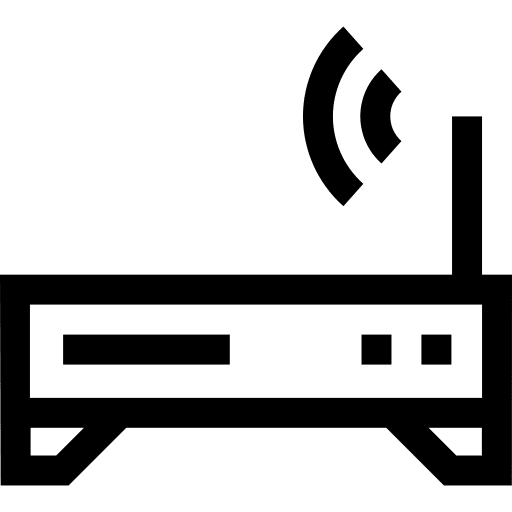 Router communications computer electronics icon Router communications computer electronics icon