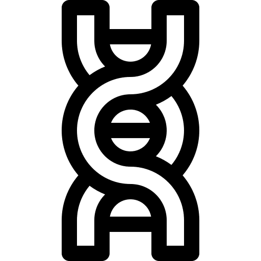 Dna dna deoxyribonucleic acid genetical icon Dna dna deoxyribonucleic acid genetical icon