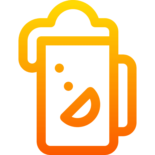 Beer food and restaurant food pint of beer icon Beer food and restaurant food pint of beer icon