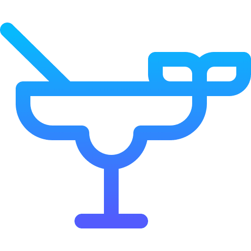 Cocktail beverage drink straw icon Cocktail beverage drink straw icon