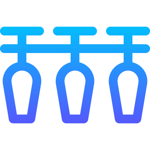 Glasses drink rack furniture icon Glasses drink rack furniture icon