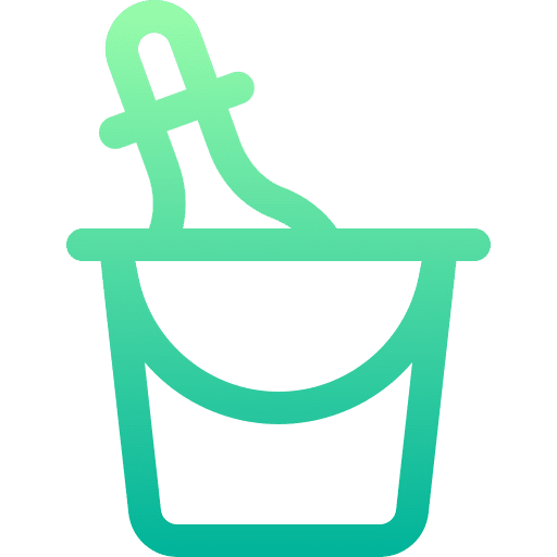 Ice bucket beverage food and restaurant ice bucket icon Ice bucket beverage food and restaurant ice bucket icon