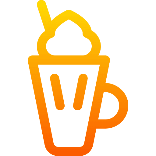 Latte food and restaurant glass caffeine icon Latte food and restaurant glass caffeine icon