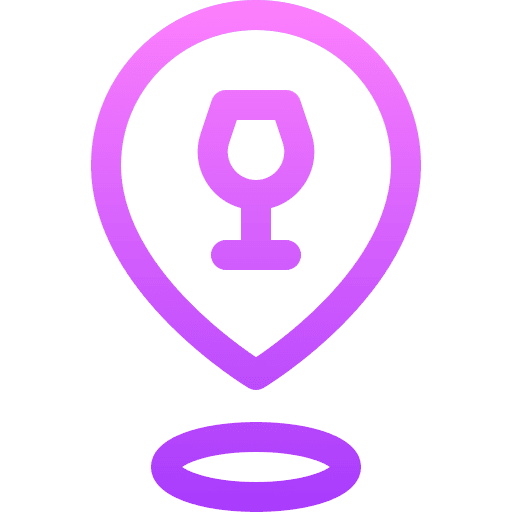Placeholder interface pin wine glass icon Placeholder interface pin wine glass icon