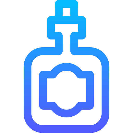 Whiskey alcohol bottle food and restaurant icon Whiskey alcohol bottle food and restaurant icon