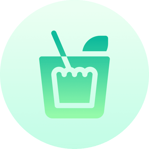 Cocktail bar pub mojito icon Cocktail bar pub mojito icon