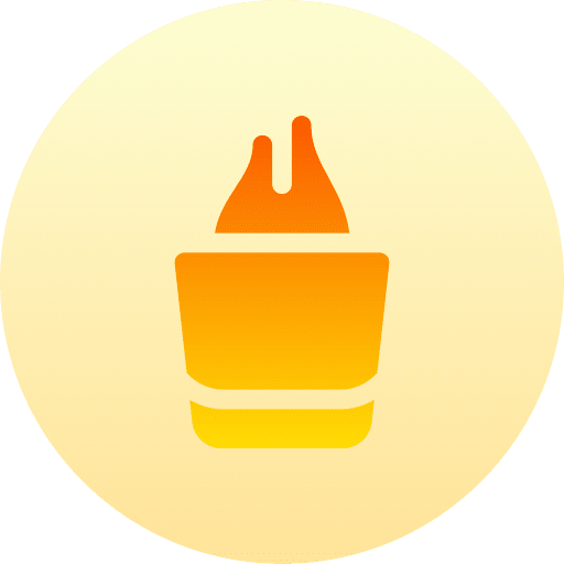 Fire cocktail beverage alcoholic drink flames icon Fire cocktail beverage alcoholic drink flames icon