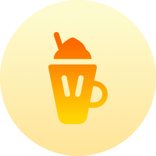 Latte coffee caffeine hot drink icon Latte coffee caffeine hot drink icon