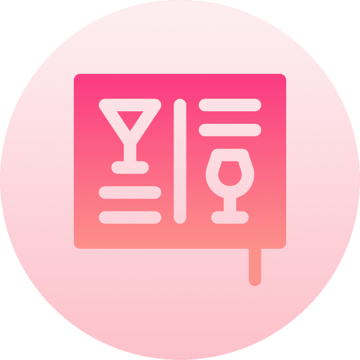 Menu cocktail menu alcohol icon Menu cocktail menu alcohol icon