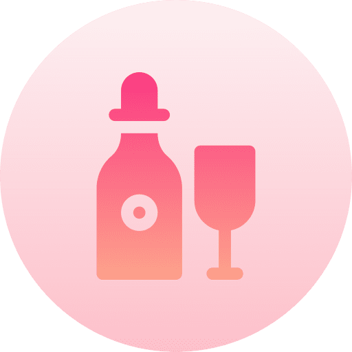 Champagne card celebration love icon Champagne card celebration love icon
