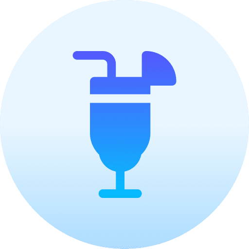 Cocktail food and restaurant straw drinks icon Cocktail food and restaurant straw drinks icon