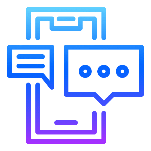 Mobile chat phone mobile app smartphone icon Mobile chat phone mobile app smartphone icon