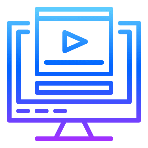Video player screen video computer icon Video player screen video computer icon