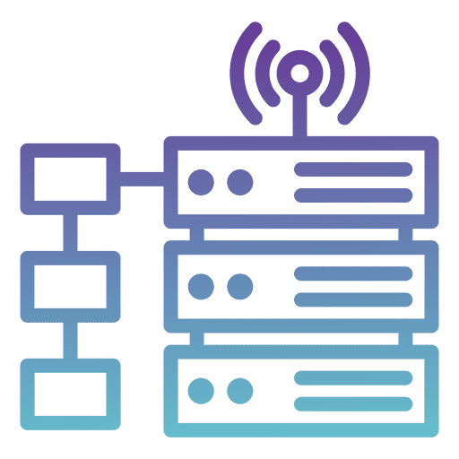 Server wifi multimedia electronics icon Server wifi multimedia electronics icon