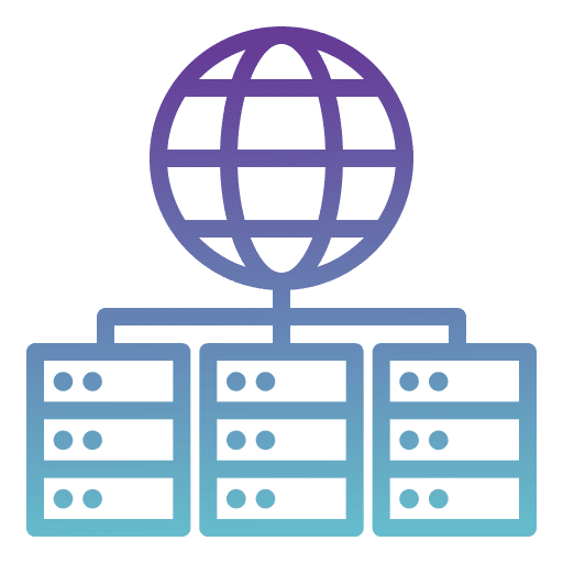 Web hosting website global hosting icon Web hosting website global hosting icon
