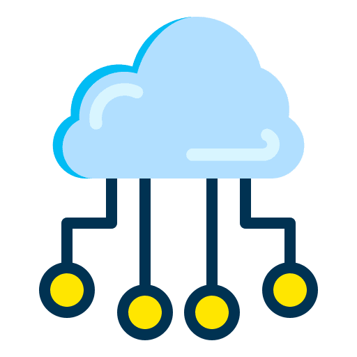 Cloud connection cloud storage connect cloud server icon