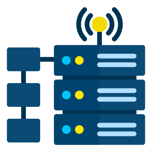 Server internet wireless server icon Server internet wireless server icon
