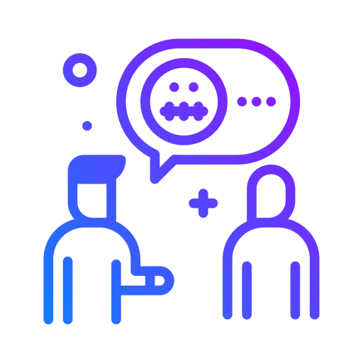 Argue conflict speech bubble intimidation icon