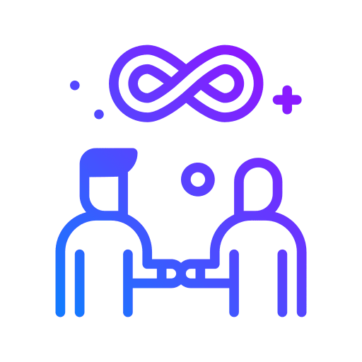 Infinite friends infinite user icon