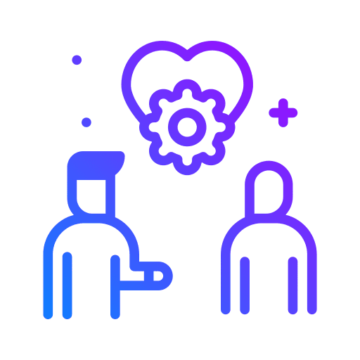 Friendship process friendship heart icon Friendship process friendship heart icon