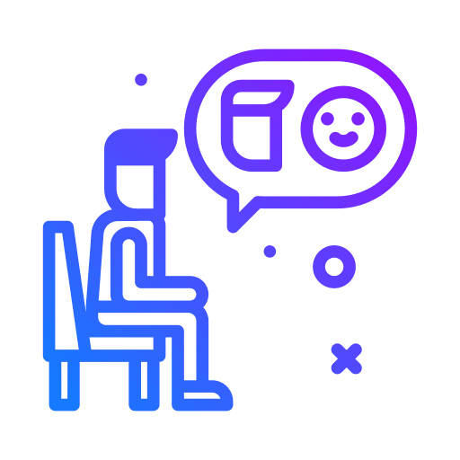 Thinking speech bubble man memory icon Thinking speech bubble man memory icon