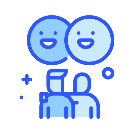 Happiness hug smileys emoji icon
