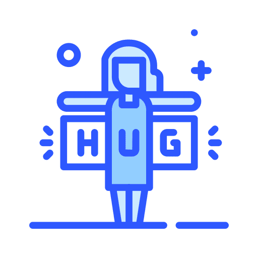 Hug hug people friend request icon Hug hug people friend request icon