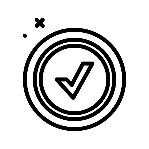 Sign check mark ui confirm icon