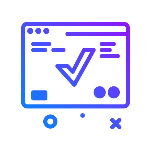 Browser web page positive website icon Browser web page positive website icon