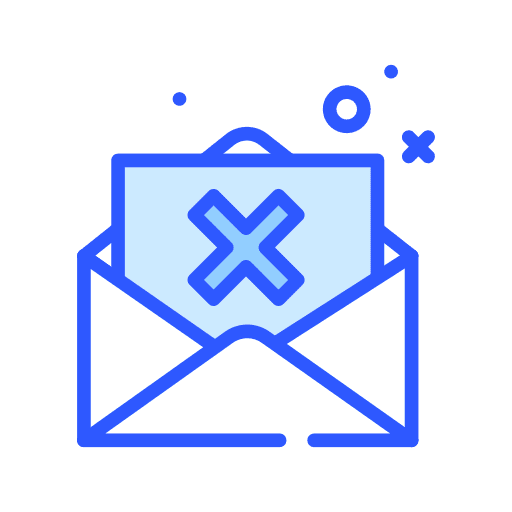 Envelope communications wrong email icon