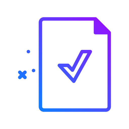 File tick affirmative confirm icon File tick affirmative confirm icon