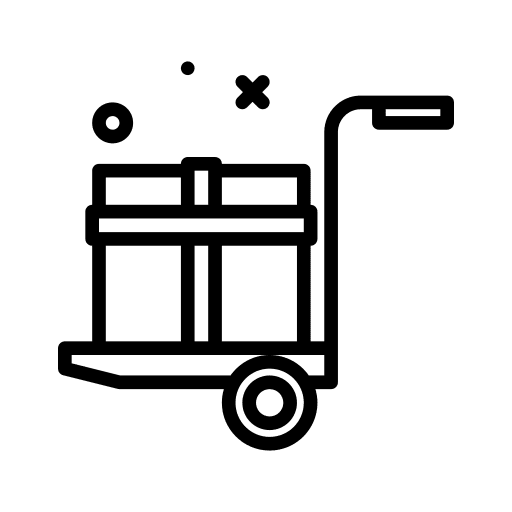 Box delivery carry box icon