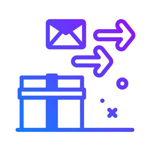 Box arrows shipping and delivery box icon