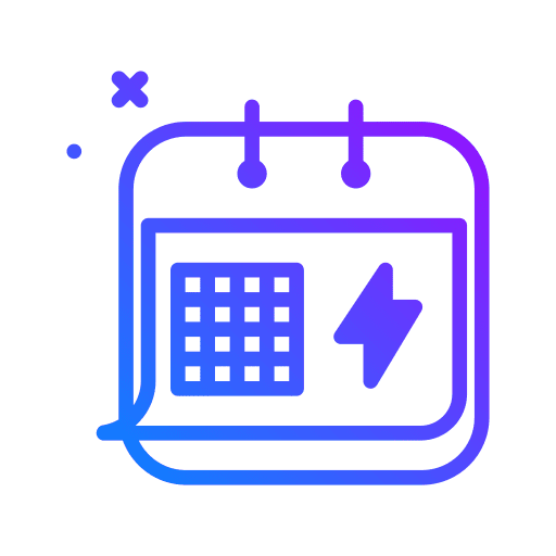Event concert rock time and date icon Event concert rock time and date icon